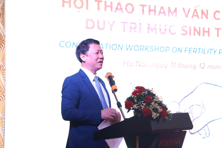Ông Lê Thanh Dũng, Cục trưởng Cục Dân số cho biết, trong 3 năm liên tiếp, mức sinh trên toàn quốc giảm dưới mức sinh thay thế (2,1 con/phụ nữ).