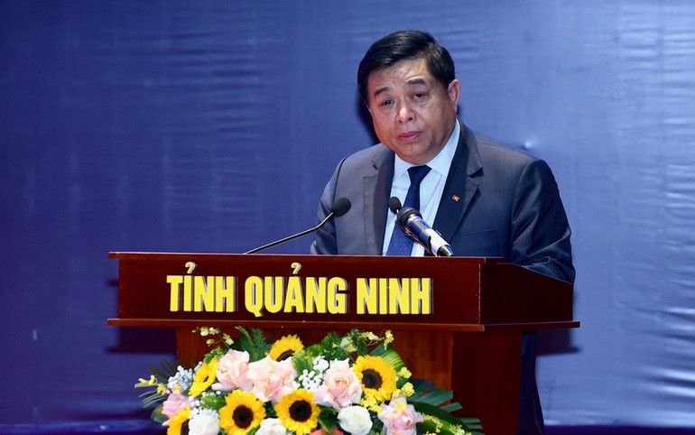 Bộ trưởng Kế hoạch và Đầu tư Nguyễn Chí Dũng phát biểu. (Ảnh: Trần Hải) Bộ trưởng Kế hoạch và Đầu tư Nguyễn Chí Dũng phát biểu. (Ảnh: Trần Hải)