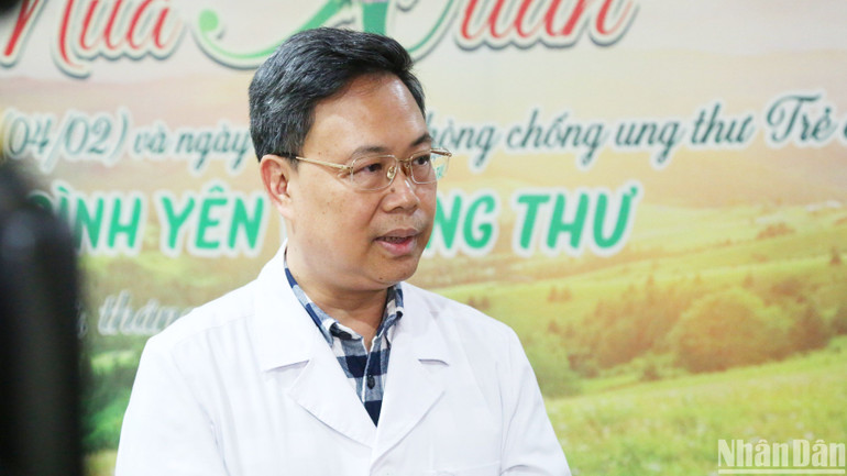 PGS, TS Nguyễn Hà Thanh, Viện trưởng Viện Huyết học-Truyền máu Trung ương.