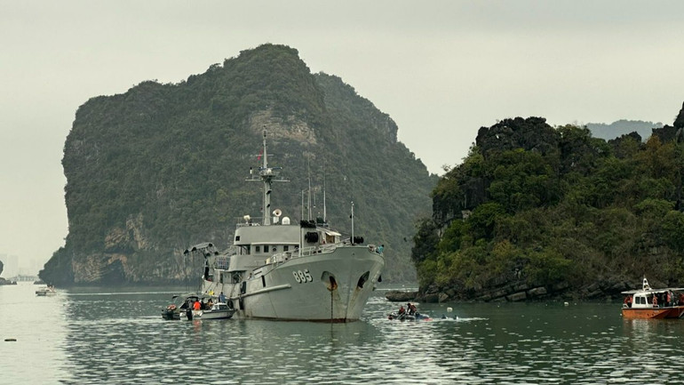 Các lực lượng tìm kiếm, cứu nạn đang cố gắng tìm kiếm thi thể thứ 5.