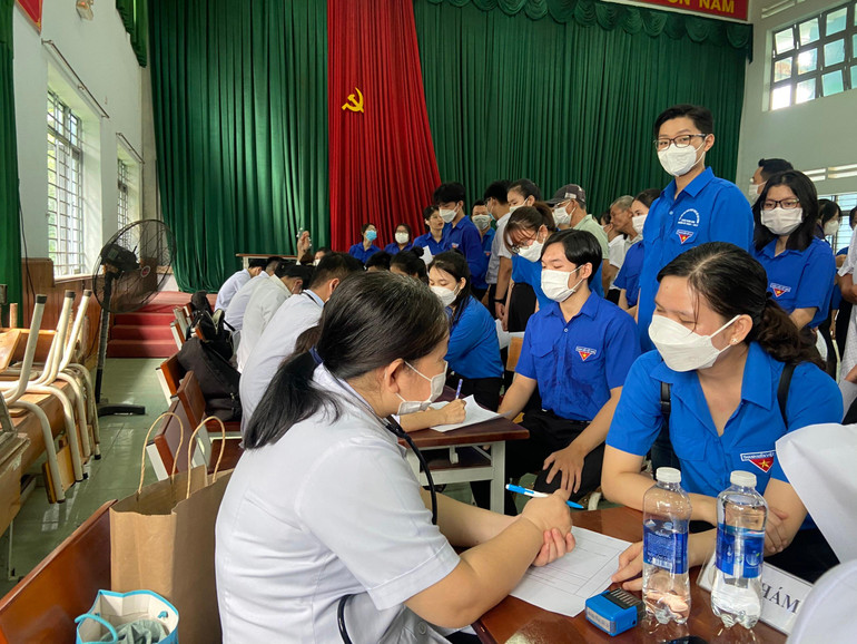 Khám sức khỏe cho thanh niên công nhân bị ảnh hưởng hậu Covid-19 ảnh 1