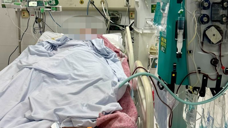 Bệnh nhân diễn biến sức khỏe xấu nhanh sau 24 giờ cảm cúm.