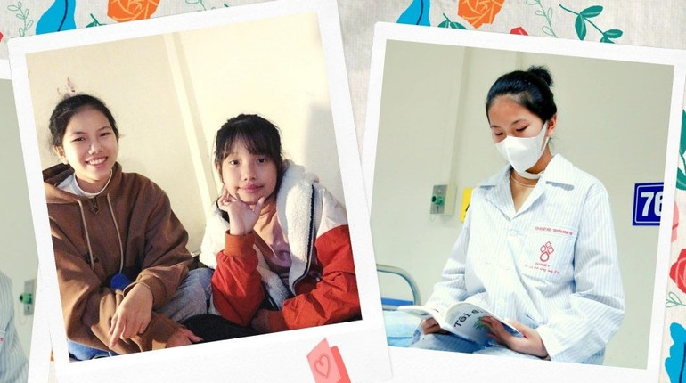 Em gái là người tiếp thêm động lực cho Quỳnh Như. Em gái là người tiếp thêm động lực cho Quỳnh Như.