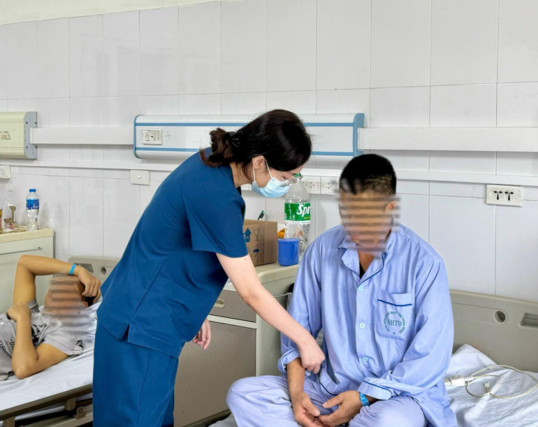 Bệnh nhân bình phục sức khỏe.