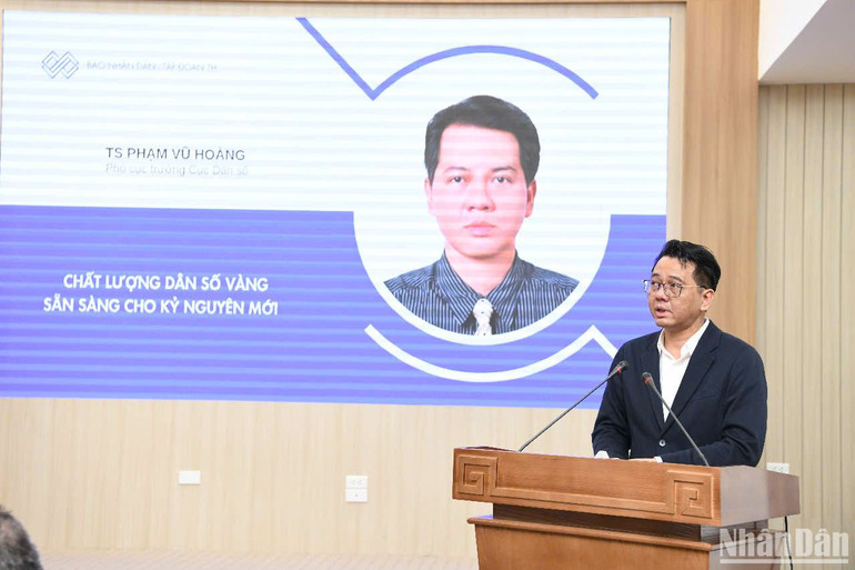 Tiến sĩ Phạm Vũ Hoàng, Phó Cục trưởng Cục Dân số (Bộ Y tế).