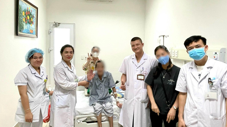 Bệnh nhân hồi phục sức khỏe.