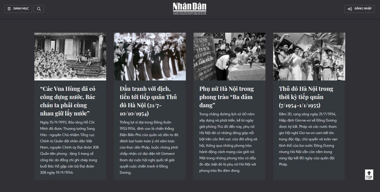 Tri thức chuyên sâu có khối tư liệu đồ sộ về Hà Nội trong 70 năm qua.