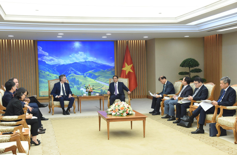 Toàn cảnh buổi tiếp đón.