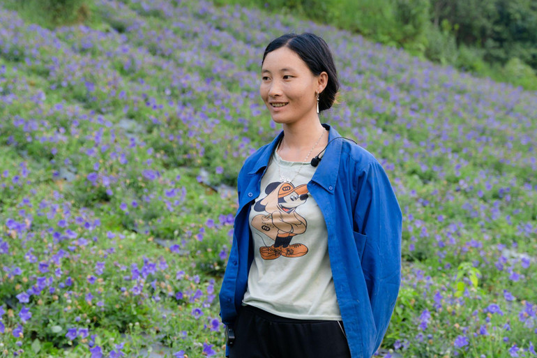 Chị Ngải Thị Dín (xã Tả Van Chư, huyện Bắc Hà, tỉnh Lào Cai).