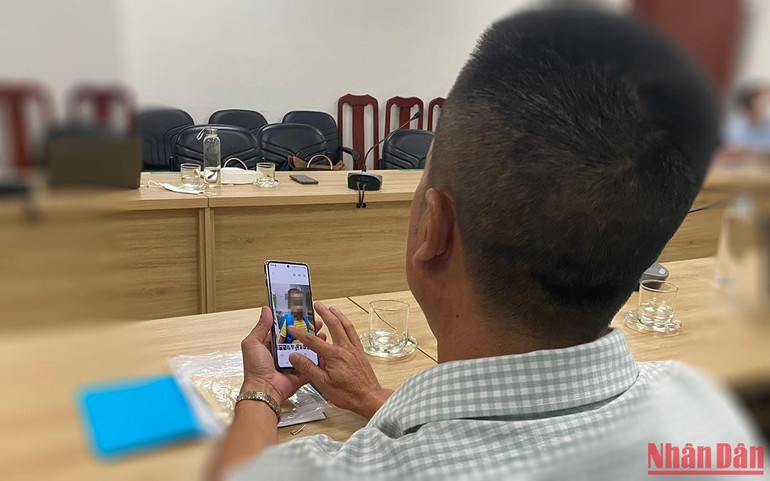 Cậu con trai kháu khỉnh của anh Đức hiện 1,5 tuổi.