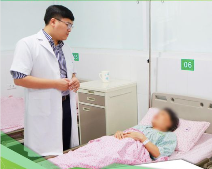 Bệnh nhân được loại bỏ khối u.