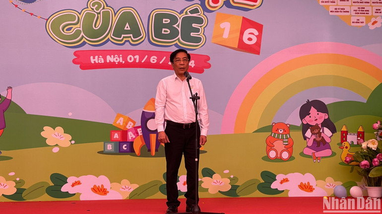 Ông Trịnh Ngọc Hải, Phó Giám đốc Bệnh viện Nhi Trung ương phát biểu tại chương trình. Ông Trịnh Ngọc Hải, Phó Giám đốc Bệnh viện Nhi Trung ương phát biểu tại chương trình.