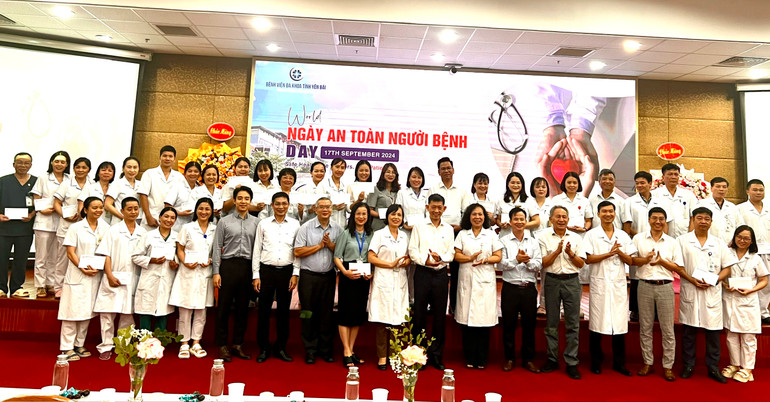 Bệnh viện đa khoa tỉnh Yên Bái vừa tổ chức hưởng ứng Ngày an toàn người bệnh 2024.