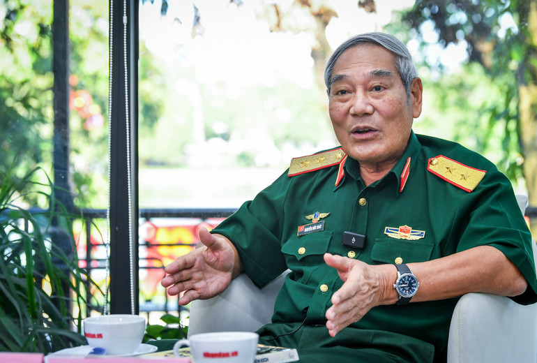 Trung tướng Nguyễn Đức Soát. (Ảnh: THÀNH ĐẠT)