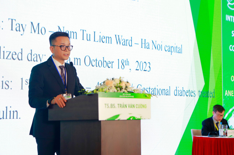 Tiến sĩ, bác sĩ Trần Văn Cường, Trưởng Khoa Gây mê hồi sức, Bệnh viện Phụ sản Hà Nội chia sẻ về ca bệnh.