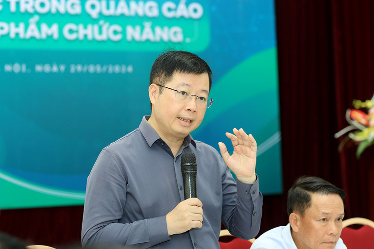 Thứ trưởng Thông tin và Truyền thông Nguyễn Thanh Lâm phát biểu tại tọa đàm.