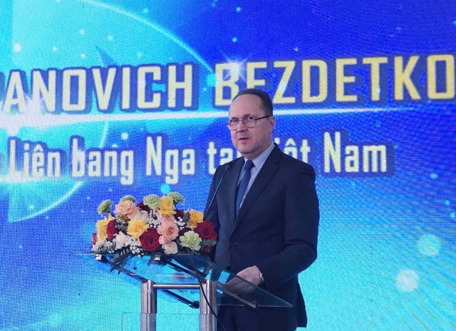 Ông Bezdetko Gennady Stepanovich - Đại sứ đặc mệnh toàn quyền Liên bang Nga tại Việt Nam, phát biểu.