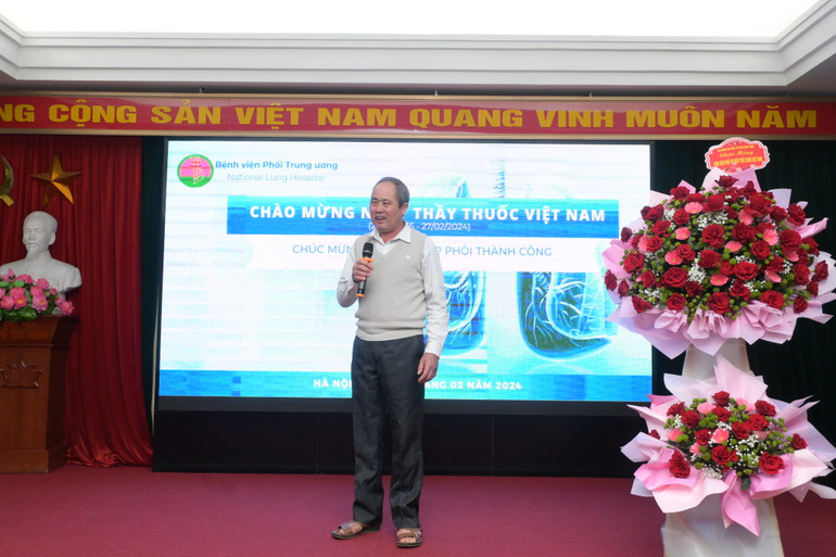 Người bệnh nam Nguyễn Xuân T. (Bỉm Sơn, Thanh Hóa) sống khỏe mạnh sau 4 năm ghép phổi.