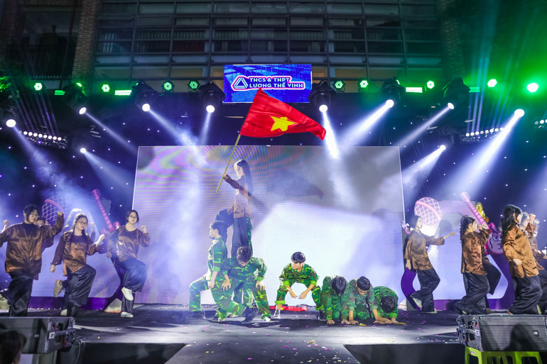 Một tiết mục được dàn dựng công phu.