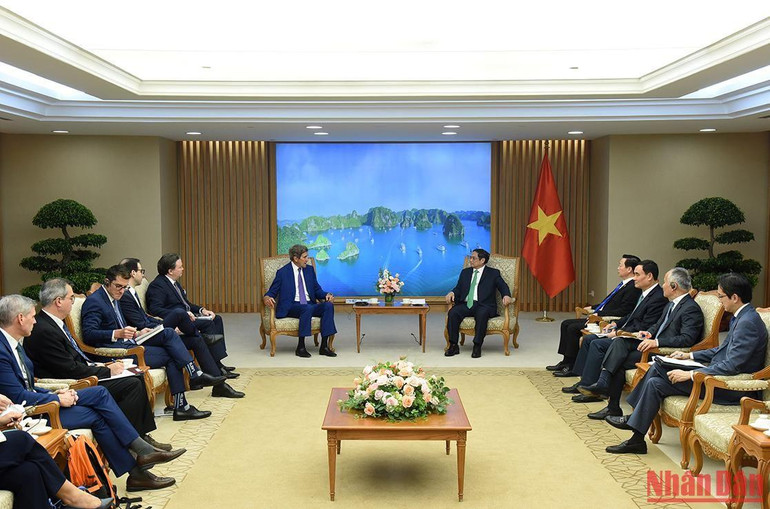 Quang cảnh buổi tiếp.