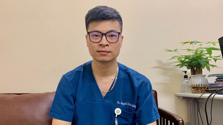 Bác sĩ chuyên khoa II Nguyễn Tiến Dũng, Trung tâm Đột quỵ, Bệnh viện Bạch Mai.