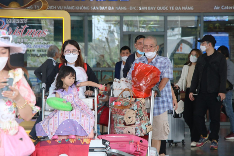 Dịp nghỉ Tết Dương lịch, nhiều du khách chọn Đà Nẵng làm điểm đến.