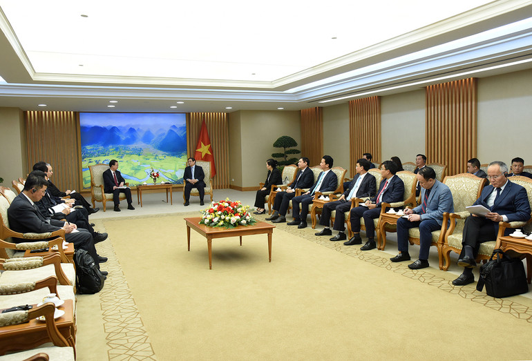 Quang cảnh buổi tiếp.