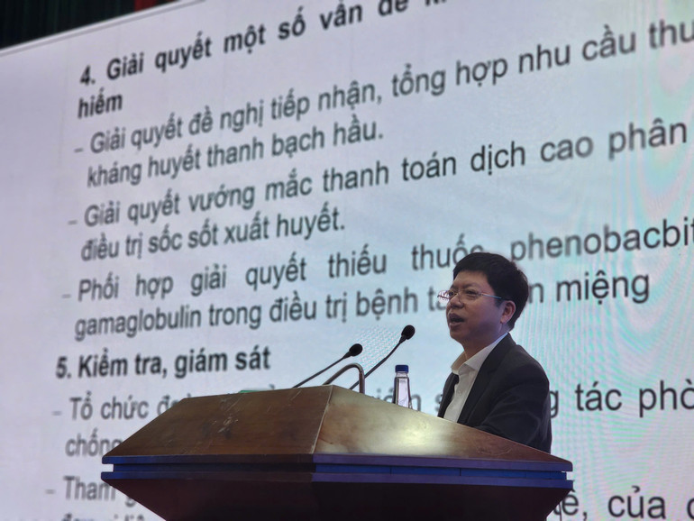 Tiến sĩ, bác sĩ Nguyễn Trọng Khoa, Phó Cục trưởng Cục Quản lý Khám, chữa bệnh.