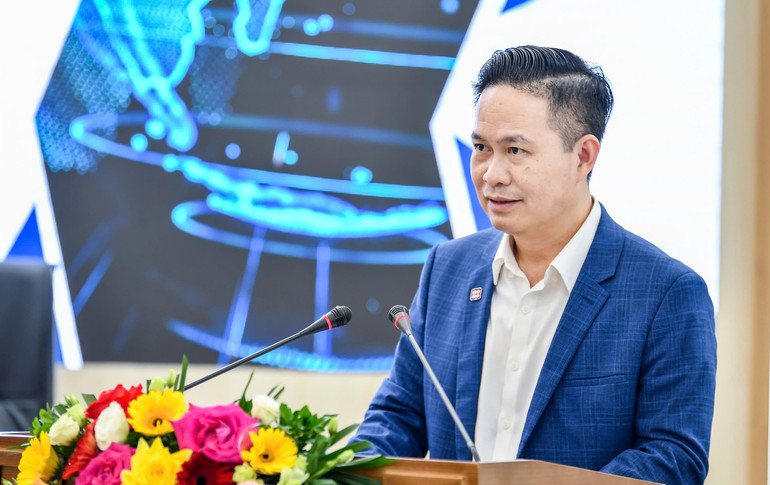 Ông Nguyễn Bá Diệp, Phó Chủ tịch cấp cao, Đồng sáng lập MoMo, phát biểu.