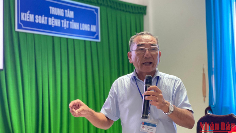 Ông Nguyễn Ngọc Linh, Phó Giám đốc Trung tâm Kiểm soát Bệnh tật (CDC) tỉnh Long An.