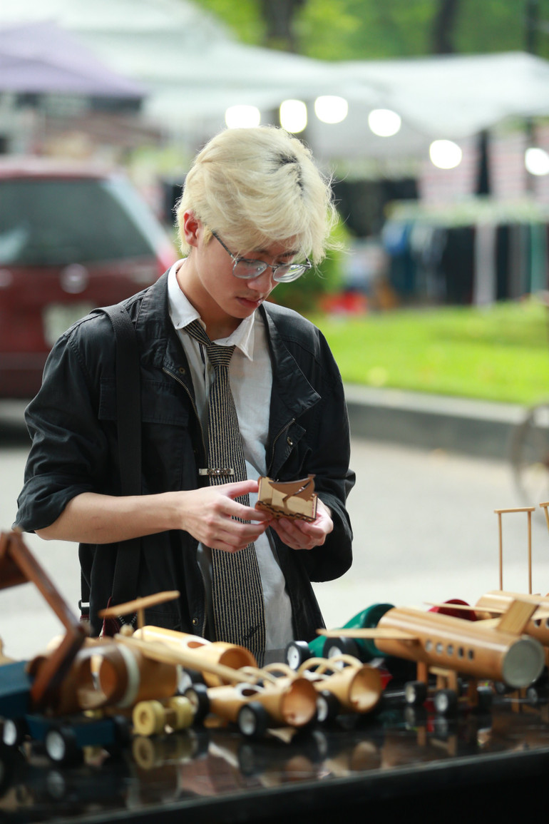 Nhiều trải nghiệm thú vị tại không gian nghệ thuật.