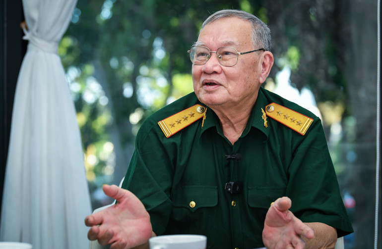 Đại tá Nguyễn Đình Kiên. (Ảnh: THÀNH ĐẠT)