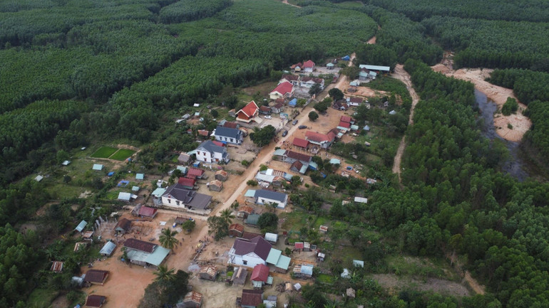 Điểm dân cư trung tâm thôn Phú Hải, xã vùng cao Phú Mỡ, huyện Đồng Xuân, Phú Yên.