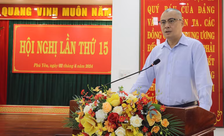 Ủy viên Trung ương Đảng, Bí thư Tỉnh ủy Phú Yên Phạm Đại Dương phát biểu chỉ đạo tại Hội nghị. Ủy viên Trung ương Đảng, Bí thư Tỉnh ủy Phú Yên Phạm Đại Dương phát biểu chỉ đạo tại Hội nghị.