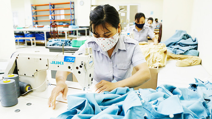 Nhiều doanh nghiệp đang chuẩn bị nguồn hàng xuất khẩu cho năm 2025. Ảnh: K.MINH