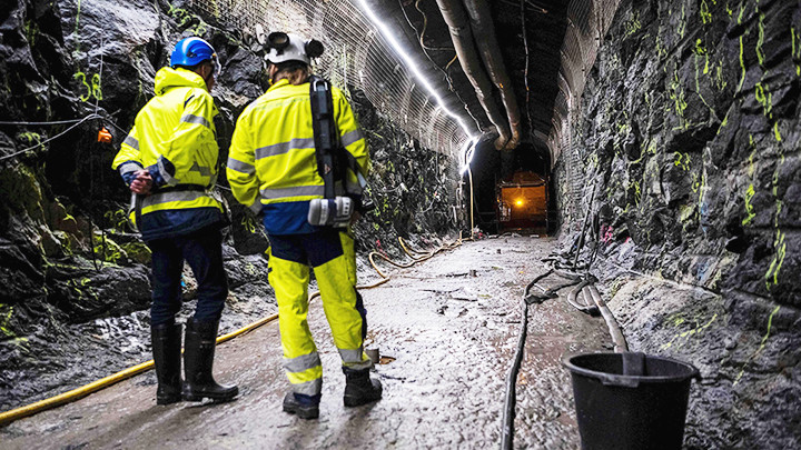 Khảo sát kho lưu trữ Onkalo ở Phần Lan. Ảnh: AFP