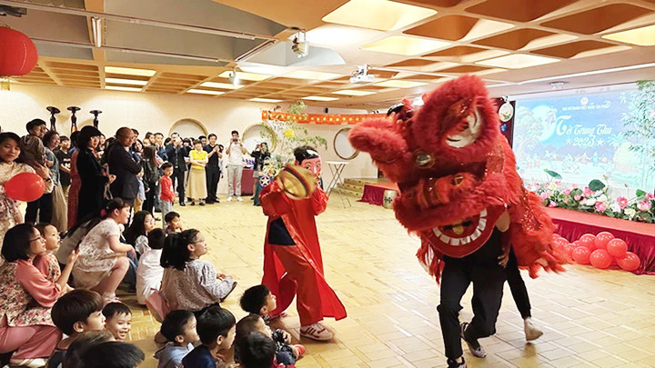 Một hoạt động văn hóa của cộng đồng kiều bào ta tại Pháp. Ảnh: TTXVN