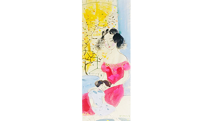 Tranh “Thu vàng” của Nguyễn Minh.