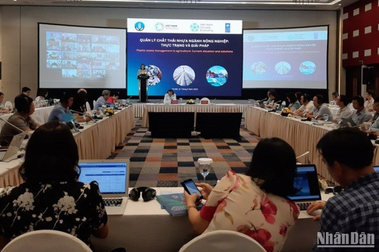 Hội thảo “Quản lý chất thải nhựa ngành nông nghiệp: Thực trạng và giải pháp”, ngày 31/5.