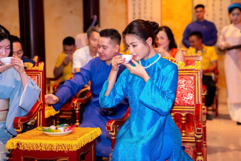 Hoa hậu Hoàn vũ Việt Nam-Miss Cosmo Vietnam 2023 Xuân Hạnh tự hào khi tham dự chương trình.