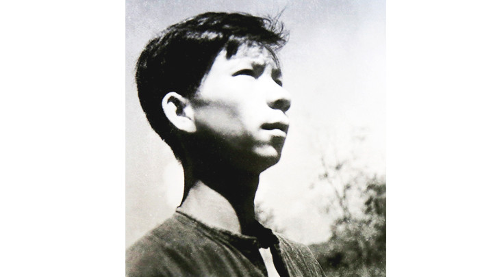 Nhạc sĩ Văn Cao ở chiến khu. Ảnh: TRẦN VĂN LƯU