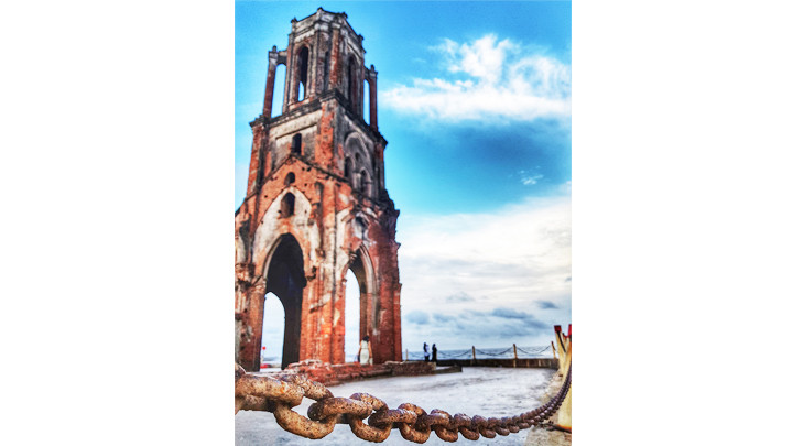 Nhà thờ đổ Hải Lý (Hải Hậu, Nam Định).