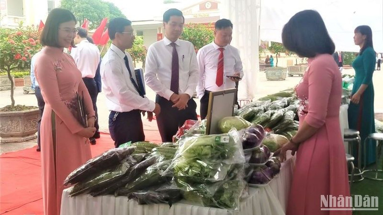 Văn Đức nổi tiếng với vùng sản xuất rau an toàn. (Ảnh: VĂN ANH) Văn Đức nổi tiếng với vùng sản xuất rau an toàn. (Ảnh: VĂN ANH)