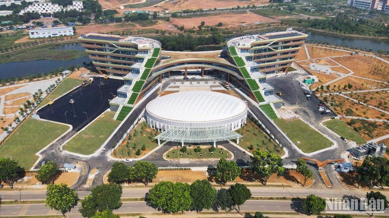 Trung tâm Đổi mới sáng tạo quốc gia tại Khu Công nghệ cao Hòa Lạc, Hà Nội.