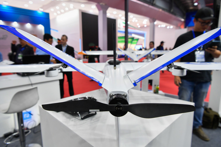 Cánh quạt phía đuôi của UAV HORUS. Cánh quạt phía đuôi của UAV HORUS.