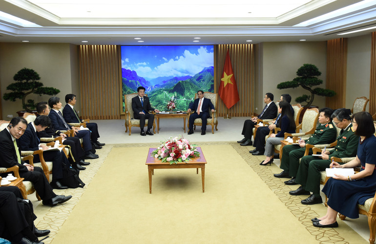 Quang cảnh buổi tiếp.