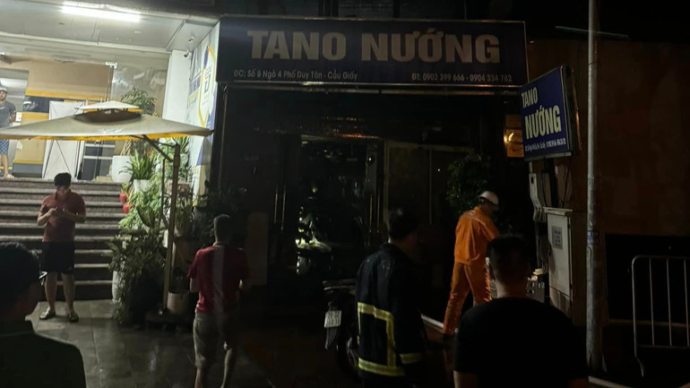 Hiện trường vụ cháy. (Ảnh: Ngọc Linh)