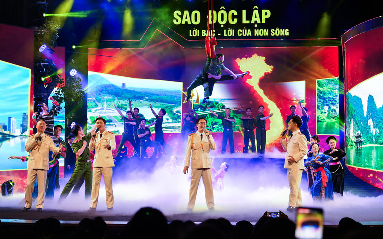 Một tiết mục ấn tượng của Sao Độc lập năm 2024.