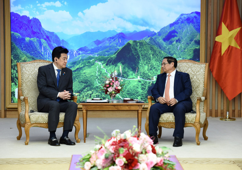 Quang cảnh buổi tiếp.