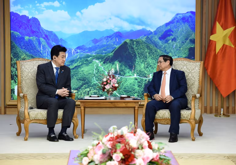 Quang cảnh buổi tiếp.